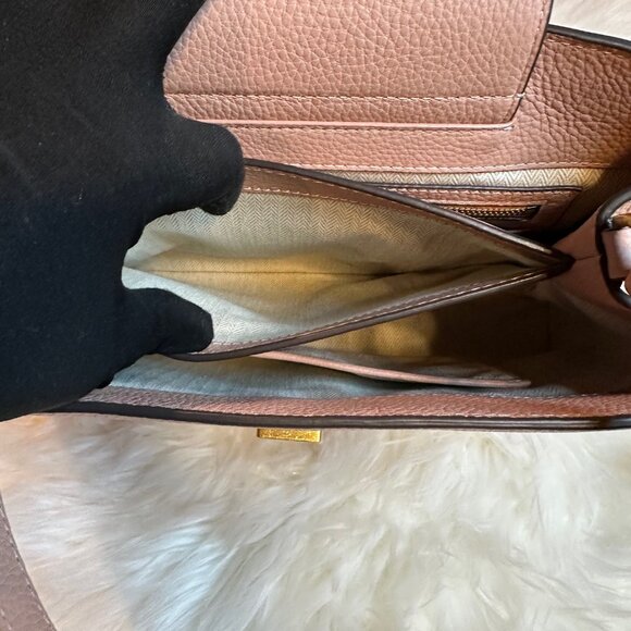 NWT Tory Burch Leather Britten Small Satchel Bag - Picture 10 of 12